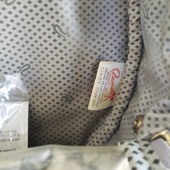 Vintage 90s / Y2K Ricardo Beverly Hills tapestry rounded luggage bag - Picture 12 of 14